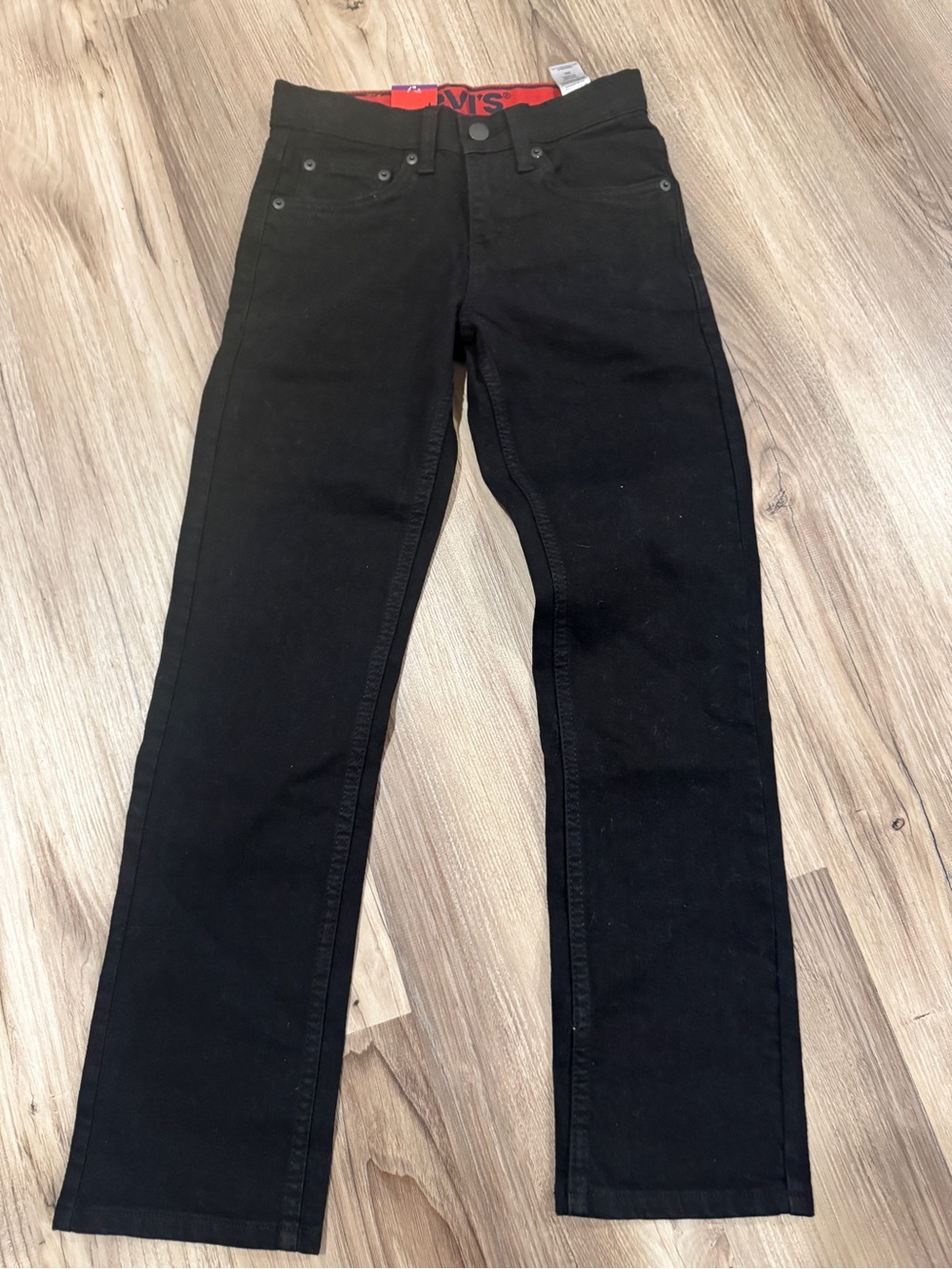 Levi's youths Black Straight Fit Jeans